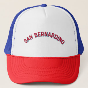 San Bernardino, California Vintage Arch Trucker Hat