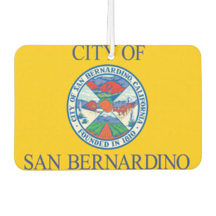 San Bernardino city flag Car Air Freshener