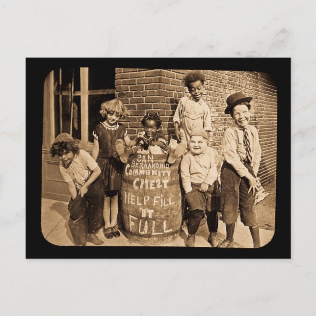 San Bernardino Community Chest - Vintage Postcard (Front)