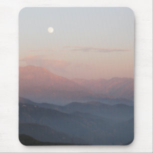 San Bernardino Mountain Moonrise Mouse Mat