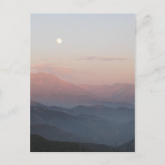 San Bernardino Mountain Moonrise Postcard