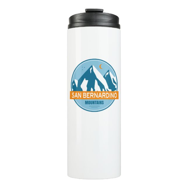 San Bernardino Mountains California Thermal Tumbler (Front)