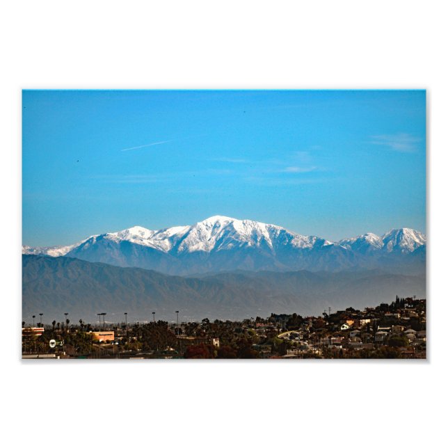 San Bernardino Mountains Photo Print (Front)