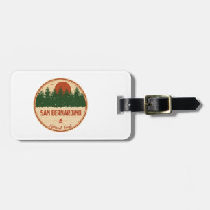 San Bernardino National Forest Luggage Tag