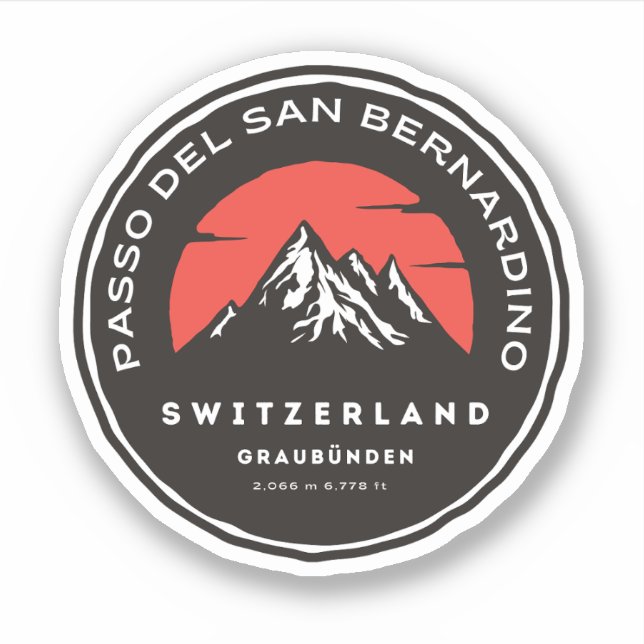 San Bernardino Pass in moto swiss apls (Front)