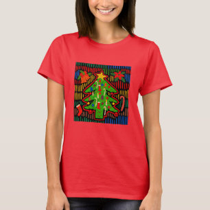 San Blas Island Christmas Tree Mola T-Shirt