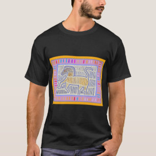 San Blas Island Mola Horse T-Shirt