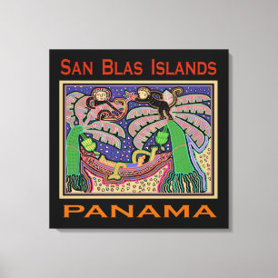 San Blas Islands Panama Mola Canvas Print