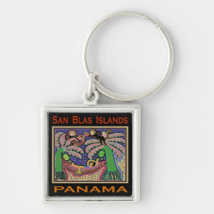 San Blas Islands Panama Mola Key Ring