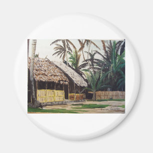 San Blas Islands, Panama WaterColor Magnet