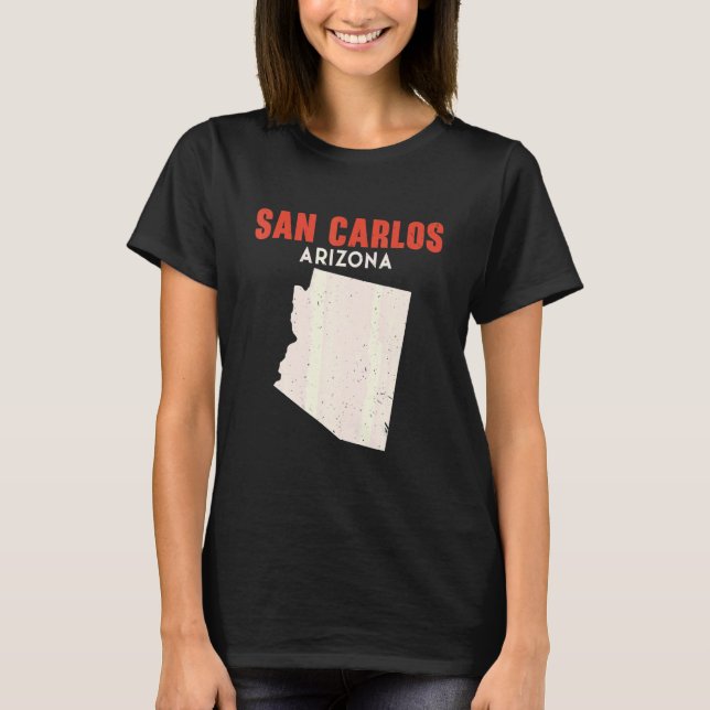San Carlos Arizona USA State America Travel Arizon T-Shirt (Front)