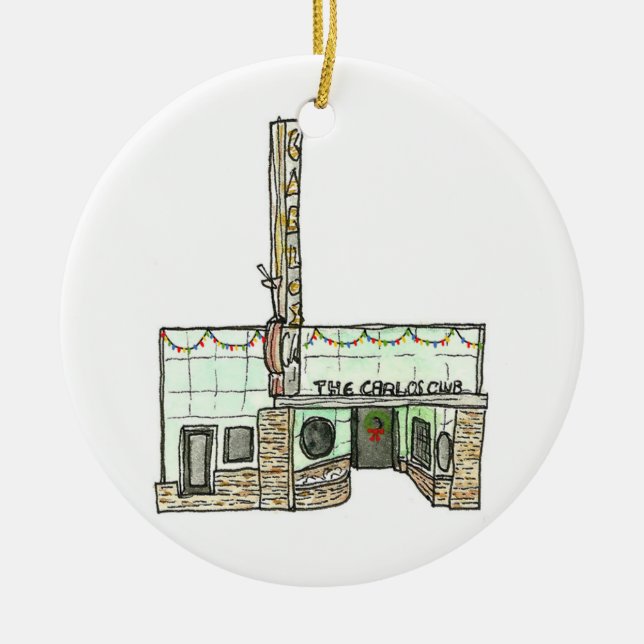 San Carlos California Ornament - Carlos Night Club (Front)