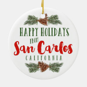 San Carlos California Ornament - Tivoli Building