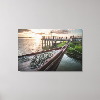 San Carlos Dock Canvas Print