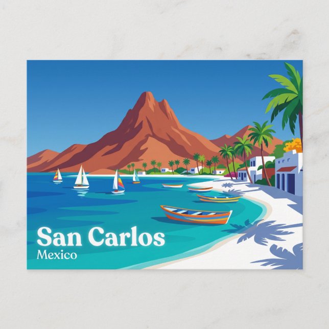 San Carlos, Sonora, Mexico Mexico Postcard (Front)