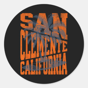 San Clemente _1 Classic Round Sticker