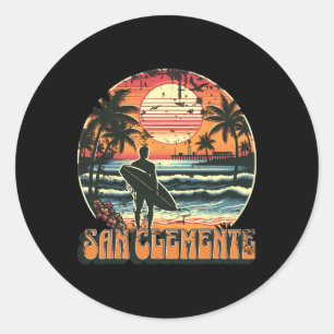San Clemente _4 Classic Round Sticker