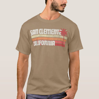 San Clemente California CA Vintage 80s Gift Beach  T-Shirt