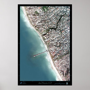 San Clemente, California satellite poster