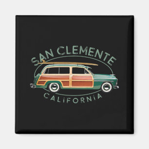 San Clemente California Vintage Surfing Magnet