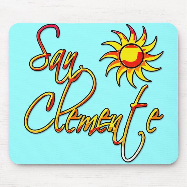 San Clemente Mouse Mat (Front)