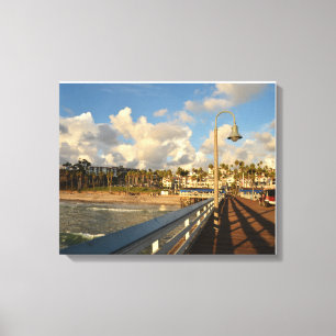 San Clemente Pier California Canvas Print