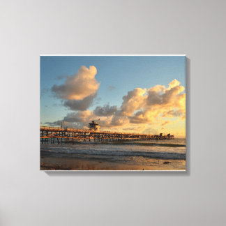 San Clemente Pier California Canvas Print