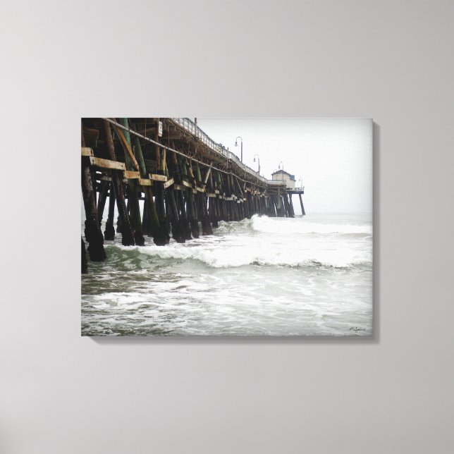 San Clemente Pier Canvas Print (Front)