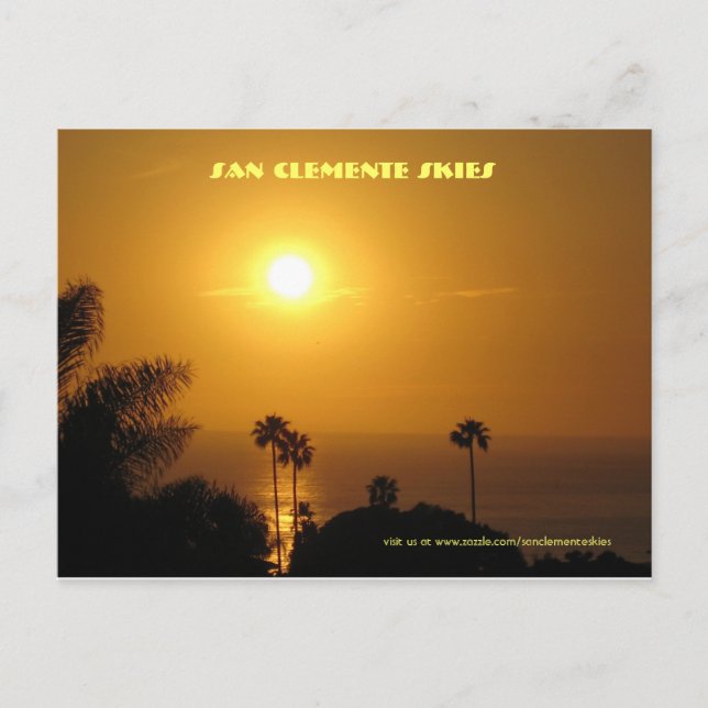 San Clemente Skies - Postcard (Front)