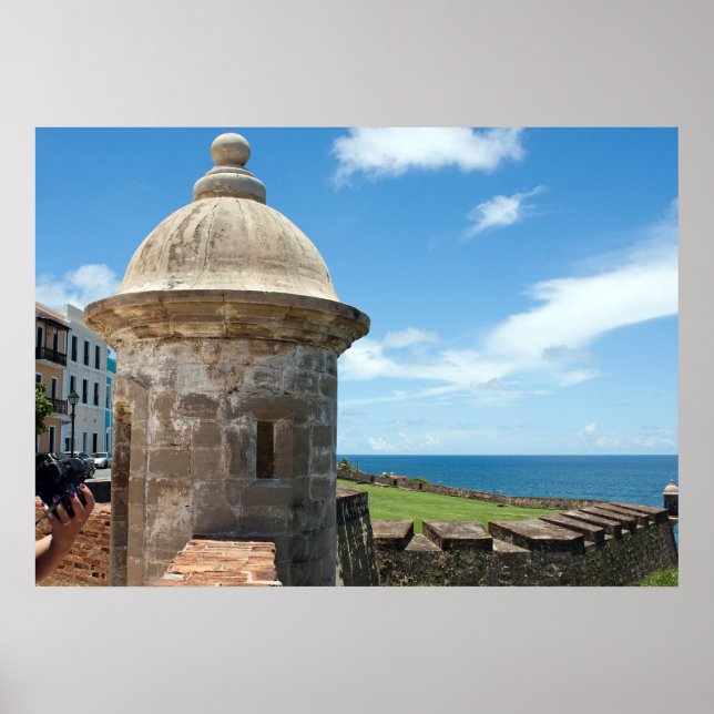 San Cristobal Fort Tower Poster (Front)