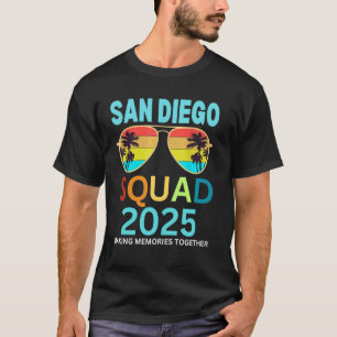 San Diego 2025 Beach Vacation Matching Group T-Shirt