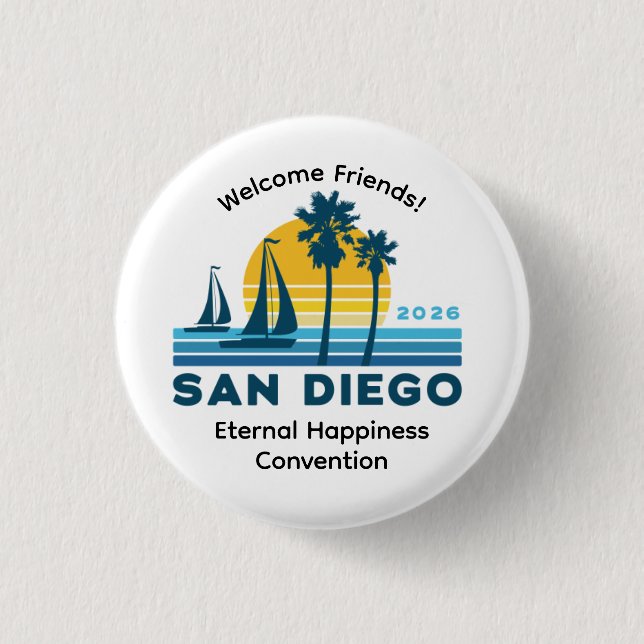 San Diego 2026 International Convention Pin (Front)