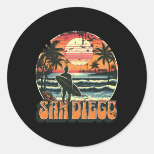 San Diego _2  Classic Round Sticker