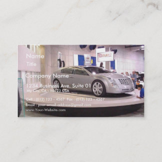 San Diego Autoshow Business Card