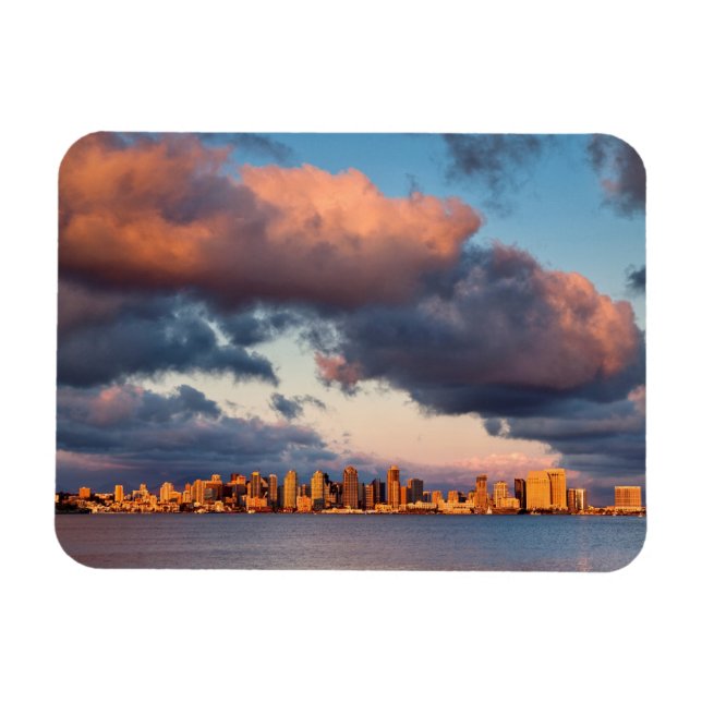 San Diego Bay City Skyline Magnet (Horizontal)