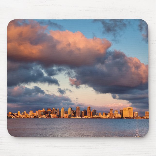 San Diego Bay City Skyline Mouse Mat (Front)