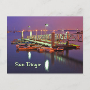 San Diego Bay Pier Postcard