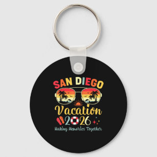 San Diego Beach Ca Vacation Summer Vibes Key Ring