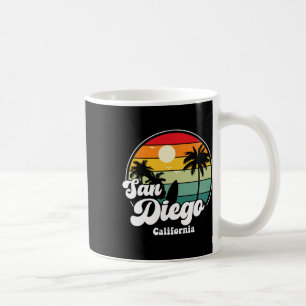 San Diego Beach California Surfing Surfer Souvenir Coffee Mug