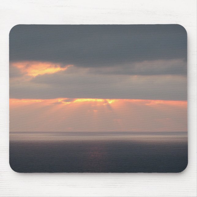 San Diego Beach Sunset Mouse Mat (Front)