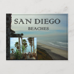 San Diego Beaches Postcard