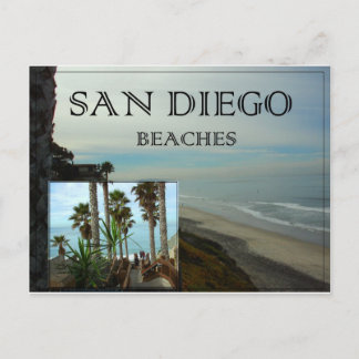 San Diego Beaches Postcard