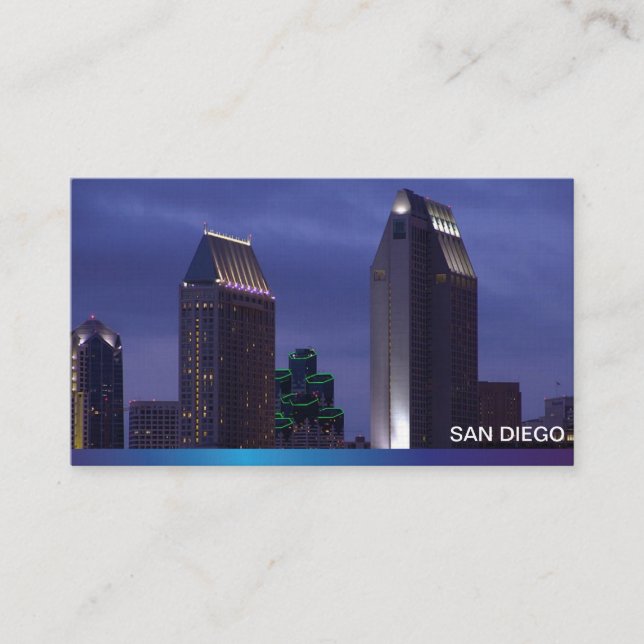 San Diego Business Card Photo (Front)