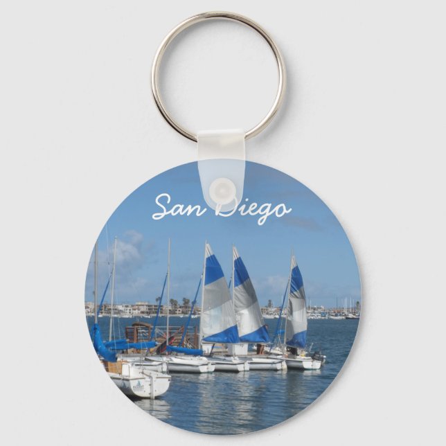 San Diego, CA Key Ring (Front)