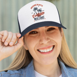 San Diego California Beach Adventure Unlimited Trucker Hat