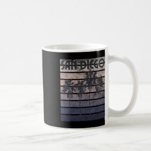 San Diego California Beach Summer Vacation Vintage Coffee Mug