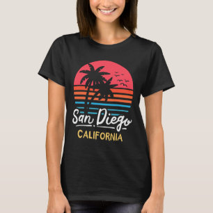 San Diego California Beach Vacation Vintage T-Shirt