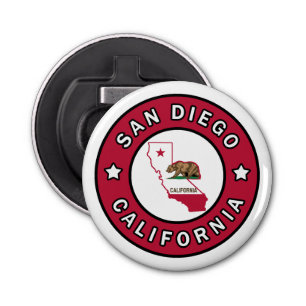 San Diego California Bottle Opener
