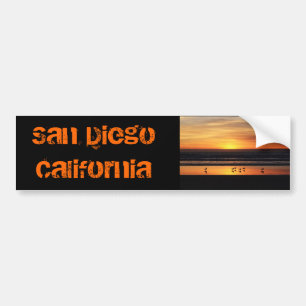 San Diego California Bumper Sticker