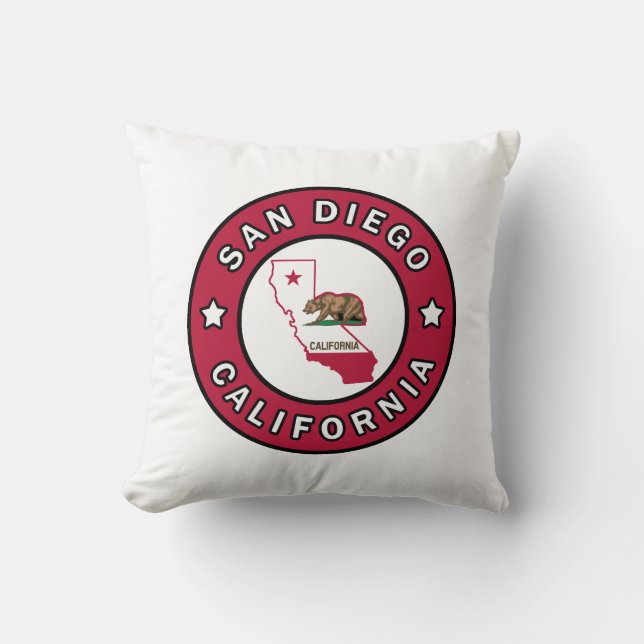 San Diego California Cushion (Front)